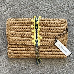Fallon & Royce Rafia Clutch